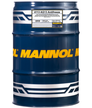 Антифриз MANNOL 4113 ANTIFREEZE HIGHTEC AG13 (концентрат), 60л