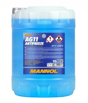 Антифриз MANNOL 4011 ANTIFREEZE LONGTERM AG11 (готовый раствор), 10л