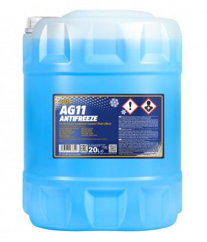Антифриз MANNOL 4011 ANTIFREEZE LONGTERM AG11 (готовый раствор), 20л