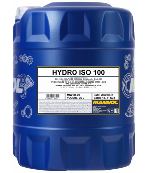 Гидравлическое масло MANNOL 2104 Hydro ISO 100, 20л