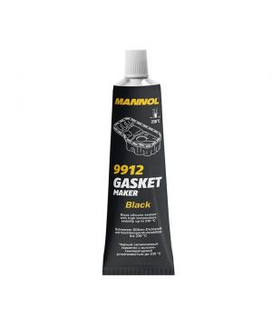 Черный силиконовый герметик MANNOL 9912 GASKET MAKER BLACK, 85гр