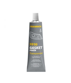 Прозрачный силиконовый герметик MANNOL 9916 Gasket Maker Transparent, 85гр
