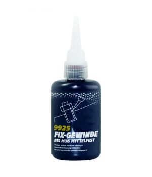 Фиксатор резьбы демонтируемый MANNOL 9925 FIX-GEWINDE MITTELFEST, 50мл