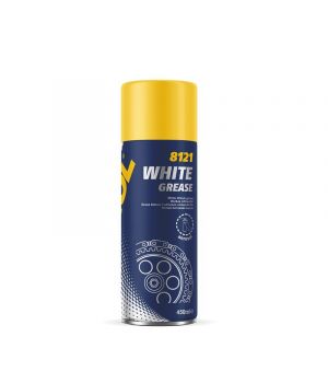 Белая литиевая смазка MANNOL 8121 WHITE GREASE, 450мл