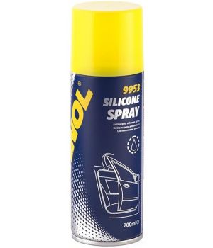 Силиконовая водоотталкивающая смазка MANNOL 9953 SILICON SPRAY, 200мл