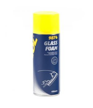 Очиститель пенный  для стекол MANNOL 9874 GLASS FOAM, 450мл