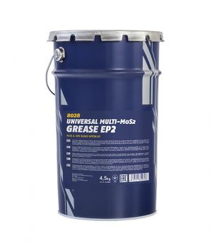 Универсальная литиевая смазка MANNOL 8028 EP-2 MULTI MoS2 GREASE EP2, 4,5кг