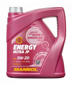 Моторное масло MANNOL 7906 ENERGY ULTRA JP 5W-20, 4л