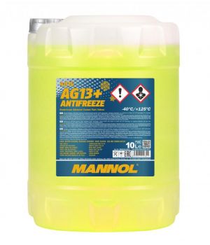 Антифриз MANNOL 4014 ANTIFREEZE ADVANCED AG13+ (готовый раствор), 10л