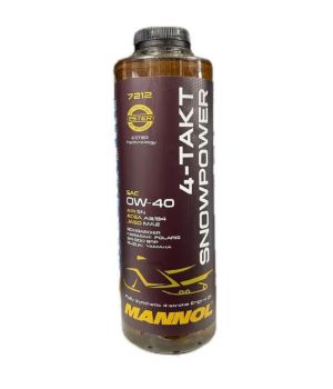 Моторное масло для снегоходов MANNOL 7212 4-TAKT SNOWPOWER 0W-40, 0,95л