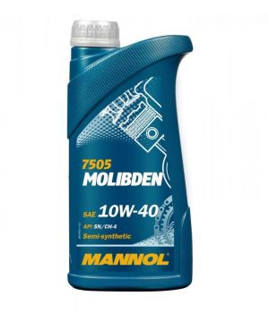 Моторное масло MANNOL 7505 MOLIBDEN 10W-40, 1л