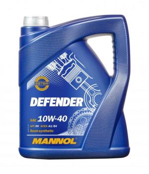 Моторное масло MANNOL 7507 DEFENDER 10W-40, 5л