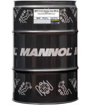 Моторное масло MANNOL 7713 FOR KOREAN CARS A5/B5 5W-30, 208л