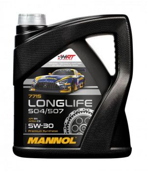 Моторное масло MANNOL 7715 LONGLIFE 504/507 5W-30, 4л