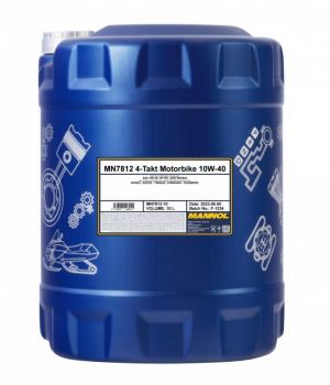 Моторное масло MANNOL 7812 4-TAKT MOTORBIKE 10W-40, 10л