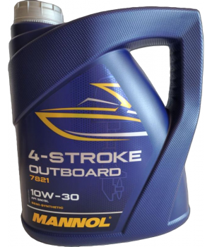 Моторное масло MANNOL 7821 4-STROKE OUTBOARD 10W-30, 4л