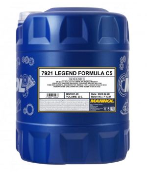 Моторное масло MANNOL 7921 LEGEND FORMULA C5 0W-20, 20л