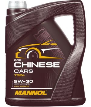 Моторное масло MANNOL 7924 FOR CHINESE CARS 5W-30, 5л