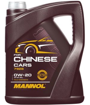 Моторное масло MANNOL 7928 For CHINESE CARS 0W-20, 5л