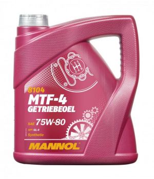 Трансмиссионное масло MANNOL 8104 MTF-4 GETRIEBEOEL 75W-80, 4л