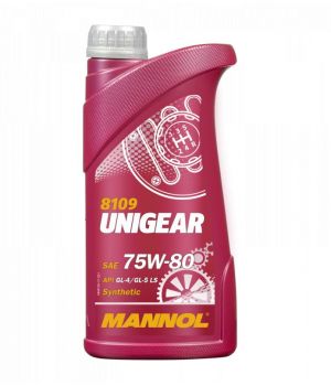 Трансмиссионное масло MANNOL 8109 UNIGEAR 75W-80, 1л