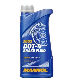 Тормозная жидкость MANNOL 3002 DOT-4, 1л