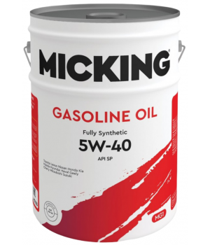 Моторное масло MICKING Gasoline Oil MG1 5W-40 SP, 20л
