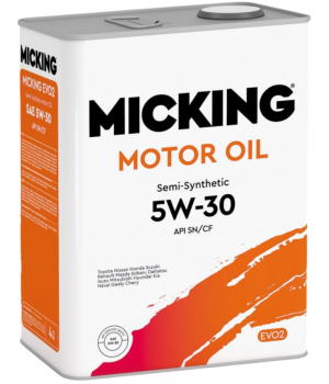 Моторное масло MICKING Motor Oil EVO2 5W-30 SN/CF, 4л