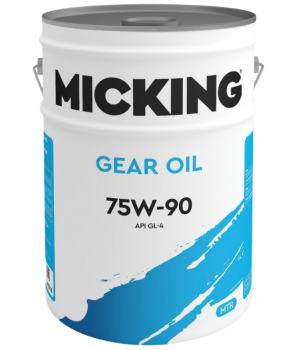 Трансмиссионное масло MICKING Gear Oil 75W-90 GL-4, 20л