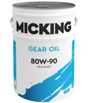 Трансмиссионное масло MICKING Gear Oil 80W-90 GL-5/MT-1, 20л