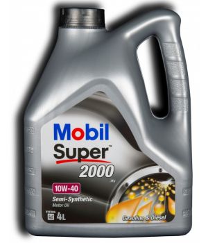 Моторное масло Mobil Super 2000 X1 10W-40, 4л