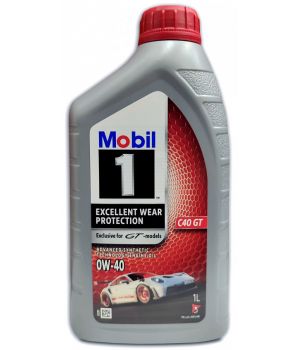 Моторное масло Mobil 1 C40 GT 0W-40, 1л