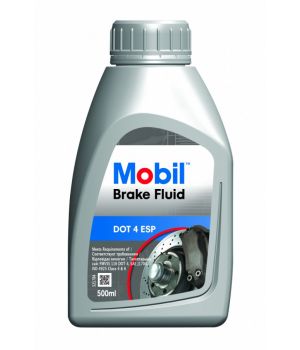 Тормозная жидкость Mobil Brake Fluid DOT 4 ESP, 0,5л