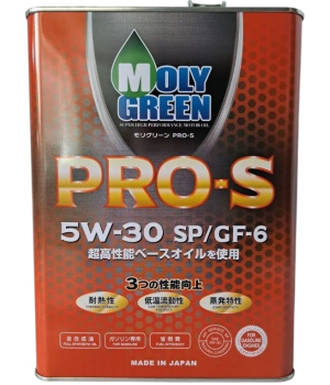 Моторное масло MolyGreen PRO S SP/GF-6 5W-30, 4л