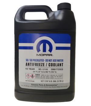 Антифриз готовый к прим. MOPAR Prediluted antifreeze/coolant 10-year, 3.78л