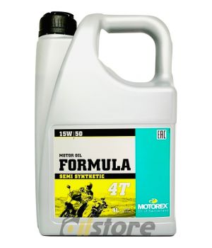 Моторное масло MOTOREX FORMULA 4T 15W-50, 4л