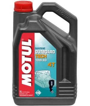Моторное масло MOTUL Outboard Tech 4T 10W-30, 5л