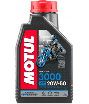 Моторное масло MOTUL 3000 4T 20W-50, 1л
