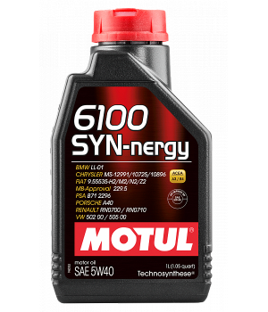 Моторное масло MOTUL 6100 SYN-nergy 5W-40, 1л