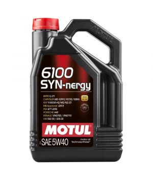 Моторное масло MOTUL 6100 SYN-nergy 5W-40, 5л