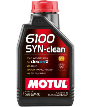 Моторное масло MOTUL 6100 SYN-clean 5W-40, 1л