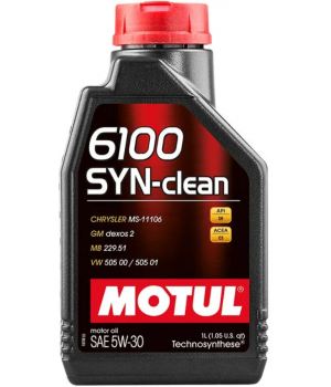 Моторное масло MOTUL 6100 SYN-clean 5W-30, 1л