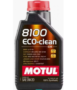 Моторное масло MOTUL 8100 Eco-clean 0W-20, 1л