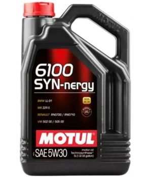 Моторное масло MOTUL 6100 SYN-nergy 5W-30, 5л