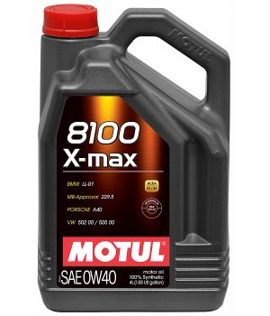 Моторное масло MOTUL 8100 X-max 0W-40, 4л