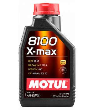 Моторное масло MOTUL 8100 X-max 0W-40, 1л