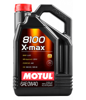 Моторное масло MOTUL 8100 X-max 0W-40, 5л