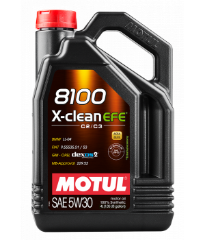 Моторное масло Motul 8100 X-clean EFE 5W-30, 4л