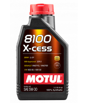 Моторное масло Motul 8100 X-cess 5W-30, 1л