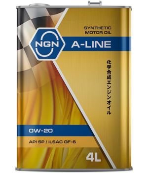 Моторное масло NGN A-Line 0W-20, 4л